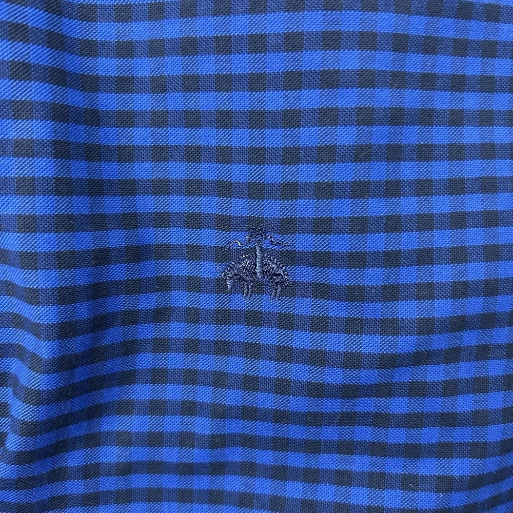 Brooks Brothers Madison Non-Iron Stretch Original Polo Shirt Gingham Men's Large